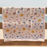 Rangoli Kids Unicorn Printed Cotton Bath Towel | Anti-Bacterial, Ultra Soft Towels for Girls and Boys - Rangoli
