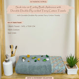 Sunshine 550 GSM Cotton Bath Towel | Ultra Soft, Extra Absorbent Luxurious Towels