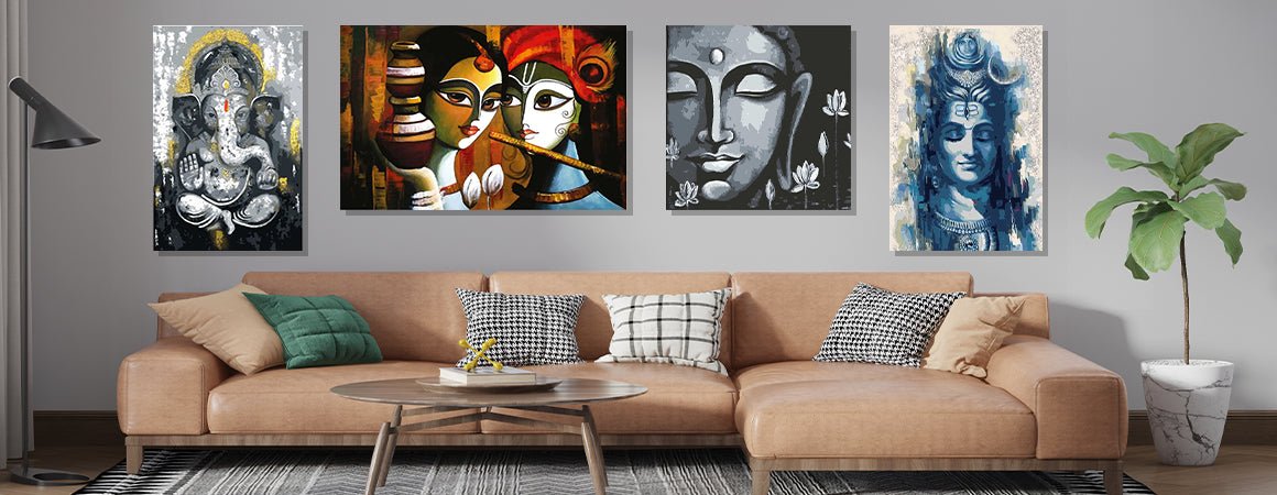 Canvas Wall Art - Rangoli