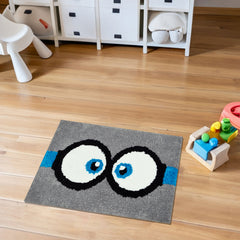 Rangoli Super Soft  Kids Rug (40x60 cm) Microfiber 2500 GSM Door Mat Super Absorbent Anti Skid Mats for Bathroom/Bedroom/Kitchen/Door Mat/Floor Mat