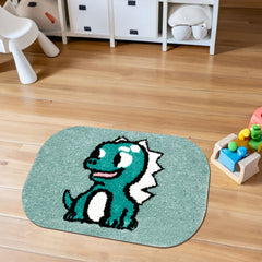 Rangoli Super Soft  Kids Rug (40x60 cm) Microfiber 2500 GSM Door Mat Super Absorbent Anti Skid Mats for Bathroom/Bedroom/Kitchen/Door Mat/Floor Mat