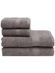 Trio 550 GSM Cotton Hand and Bath Towels Set of 4 - Rangoli