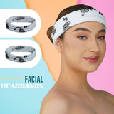 Jaguar Printed Headbands For Women & Girls | Multiuse Sweatbands (Pack of 2)