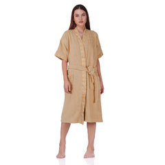 Rangoli Sakura Cotton Adult Bathrobe for Women 550 GSM