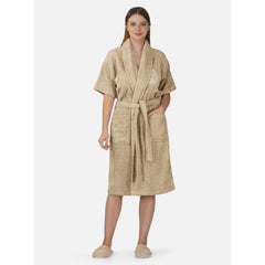 Rangoli Royal Bamboo Bathrobe for Women | Eco-Friendly, Ultra-Soft & Lightweight | 100% Bamboo Fiber | Highly Absorbent, Breathable & Gentle on Skin |