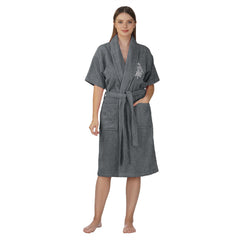 Rangoli Royal Bamboo Bathrobe for Women | Eco-Friendly, Ultra-Soft & Lightweight | 100% Bamboo Fiber | Highly Absorbent, Breathable & Gentle on Skin |