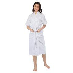 Noble Women 400 GSM Cotton Bathrobe - Rangoli