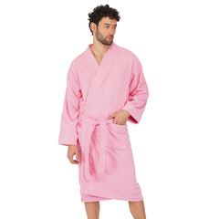 Rangoli Noble Cotton Adult Bathrobe for Men 400 GSM