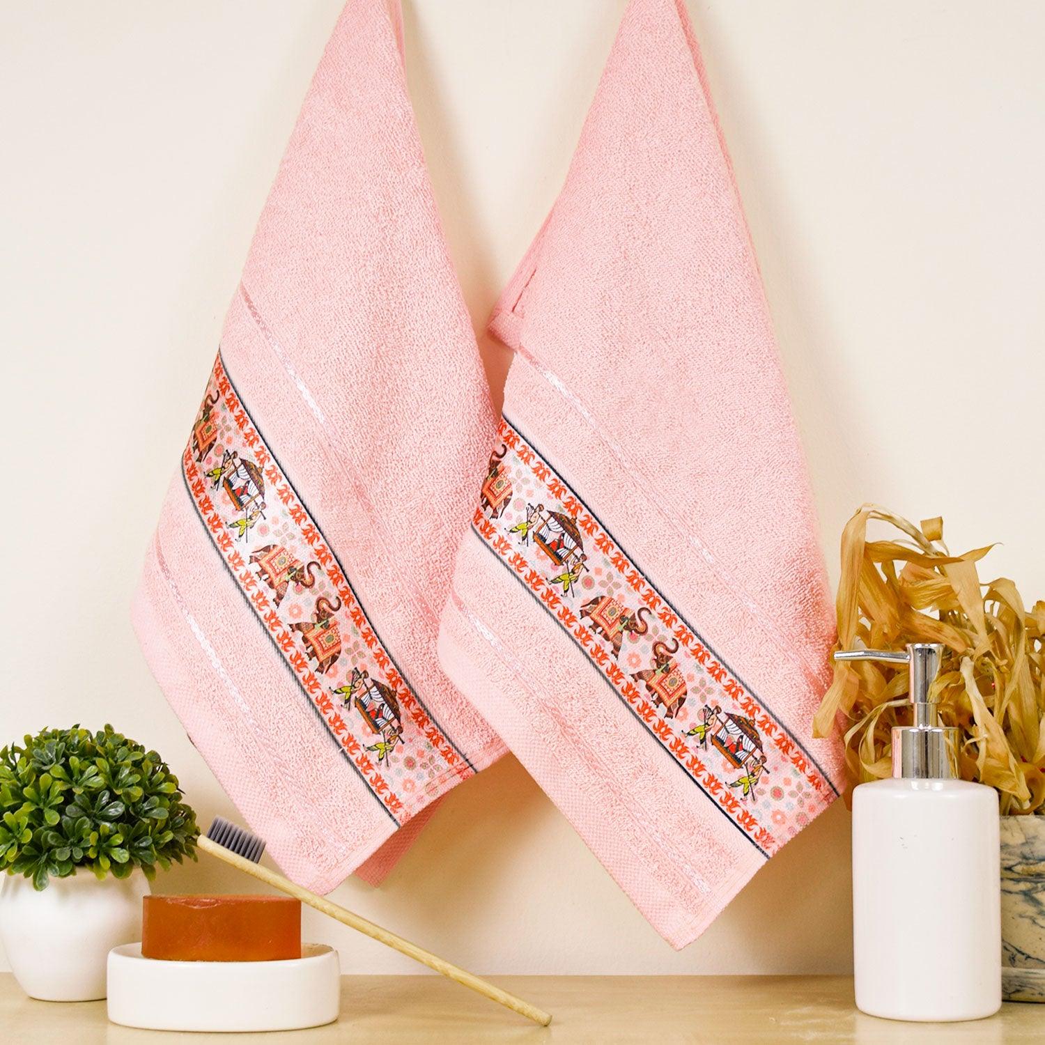 Royal Designed Rajvanshi 440 GSM Cotton Set of 2 Hand Towels