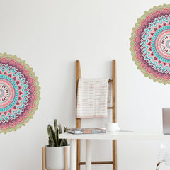 Designer Mandala Wall Stickers (65 x 35 cm) - Rangoli