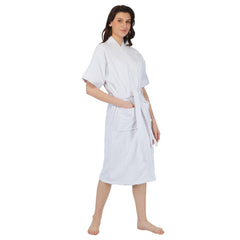 Noble Women 400 GSM Cotton Bathrobe - Rangoli