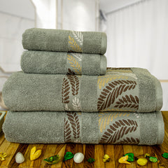 Morgan 470 GSM 100% Cotton 2 Bath & 2 Hand Towel Set