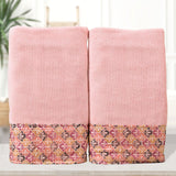 Prima Lace 100% Cotton Bath Towel Set of 2 | Ultra Soft, Highly Absorbent Luxurious Towels