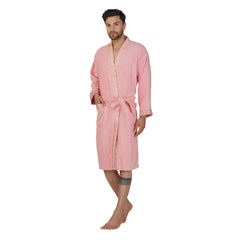 Rangoli Sakura Cotton Adult Bathrobe for Men 420 GSM