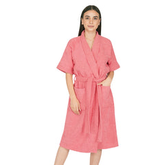 Rangoli Noble Cotton Adult Bathrobe for Women 400 GSM