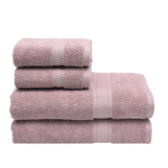 Trio 550 GSM Cotton Hand and Bath Towels Set of 4 - Rangoli