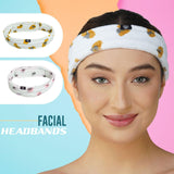 Leopard Printed Headbands For Women & Girls | Peach & Beige (Pack of 2) - Rangoli