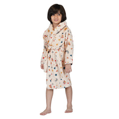 Rangoli Kids Unicorn Cotton Bathrobe 400 GSM for Girls and Boys