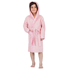 Rangoli Kids Bamboo Hooded Bathrobe | 500 GSM Ultra-Soft & Lightweight | 100% Bamboo Fabric for Gentle Comfort | Highly Absorbent & Breathable | Perfect for Bath, Swim, and Relaxation | Available in Various Sizes