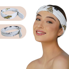 Rangoli Jaguar Printed Headbands For Women & Girls