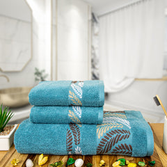 Morgan 470 GSM 100% Cotton 1 Bath & 2 Hand Towel Set