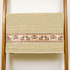 Royal Designed Rajvanshi 440 GSM Cotton Bath Towel - Rangoli