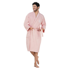 Rangoli Royal Bamboo Bathrobe for Men | Ultra-Soft & Lightweight | 100% Bamboo Fabric | Highly Absorbent, Eco-Friendly & Breathable