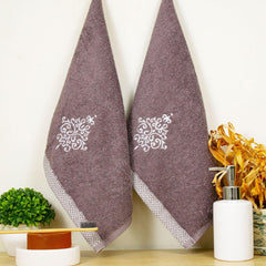 Royal Bamboo 500 GSM Hand Towels | 100% Bamboo, Ultra Soft, Highly Absorbent Eco-Friendly Towels - Rangoli