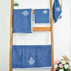 Royal Bamboo 500 GSM Towel Set of 4 | 100% Bamboo (2 Bath Towels + 2 hand Towels) - Rangoli