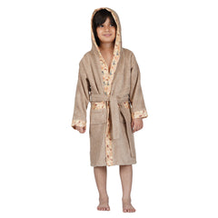 Rangoli Kids Bamboo Hooded Bathrobe | 500 GSM Ultra-Soft & Lightweight | 100% Bamboo Fabric for Gentle Comfort | Highly Absorbent & Breathable | Perfect for Bath, Swim, and Relaxation | Available in Various Sizes