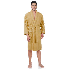 Rangoli Sunshine 500 GSM Cotton Bathrobe For Men