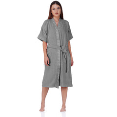 Rangoli Sakura Cotton Adult Bathrobe for Women 550 GSM