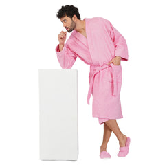 Rangoli Noble Cotton Adult Bathrobe for Men 400 GSM