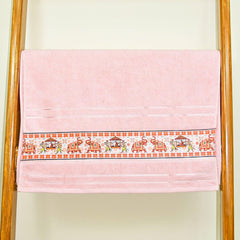 Royal Designed Rajvanshi 440 GSM Cotton Bath Towel - Rangoli