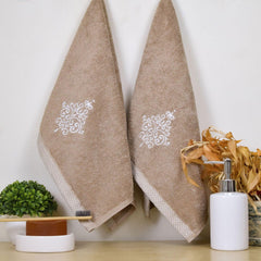 Royal Bamboo 500 GSM Hand Towels | 100% Bamboo, Ultra Soft, Highly Absorbent Eco-Friendly Towels - Rangoli