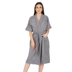 Rangoli Noble Cotton Adult Bathrobe for Women 400 GSM