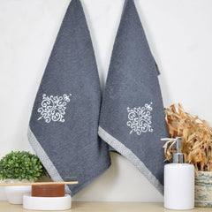 Royal Bamboo 500 GSM Hand Towels | 100% Bamboo, Ultra Soft, Highly Absorbent Eco-Friendly Towels - Rangoli