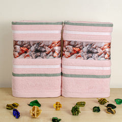 Oriental 450 GSM Hand Towel Set Of 2 | Ultra Soft & Highly Absorbent Towels