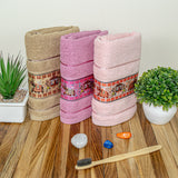 Royal Designed Rajvanshi 440 GSM Cotton Hand Towels , Set of 3