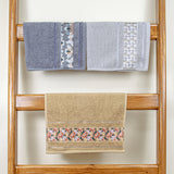 Rangoli Victoria 100% Cotton Hand Towel Set of 3 | Ultra Soft, Super Absorbent Luxurious Towels