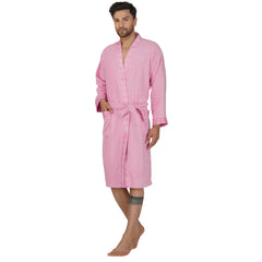 Rangoli Sakura Cotton Adult Bathrobe for Men 550 GSM