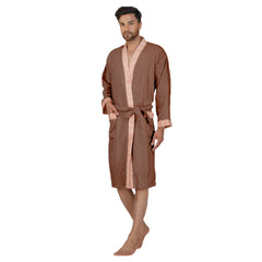 Rangoli Sakura Cotton Adult Bathrobe for Men 550 GSM