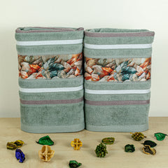 Oriental 450 GSM Hand Towel Set Of 2 | Ultra Soft & Highly Absorbent Towels