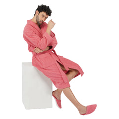 Rangoli Noble Cotton Adult Bathrobe for Men 400 GSM