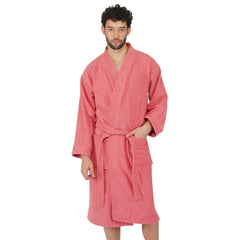 Rangoli Noble Cotton Adult Bathrobe for Men 400 GSM