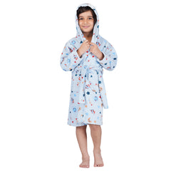 Rangoli Kids Unicorn Cotton Bathrobe 400 GSM for Girls and Boys