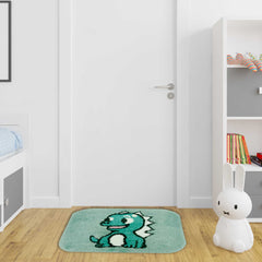 Rangoli Super Soft  Kids Rug (40x60 cm) Microfiber 2500 GSM Door Mat Super Absorbent Anti Skid Mats for Bathroom/Bedroom/Kitchen/Door Mat/Floor Mat