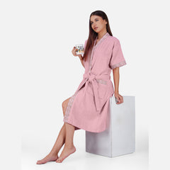 Sakura Women 420 GSM Cotton Bathrobe