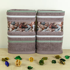 Oriental 450 GSM Hand Towel Set Of 2 | Ultra Soft & Highly Absorbent Towels