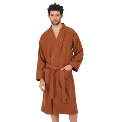 Rangoli Noble Cotton Adult Bathrobe for Men 400 GSM